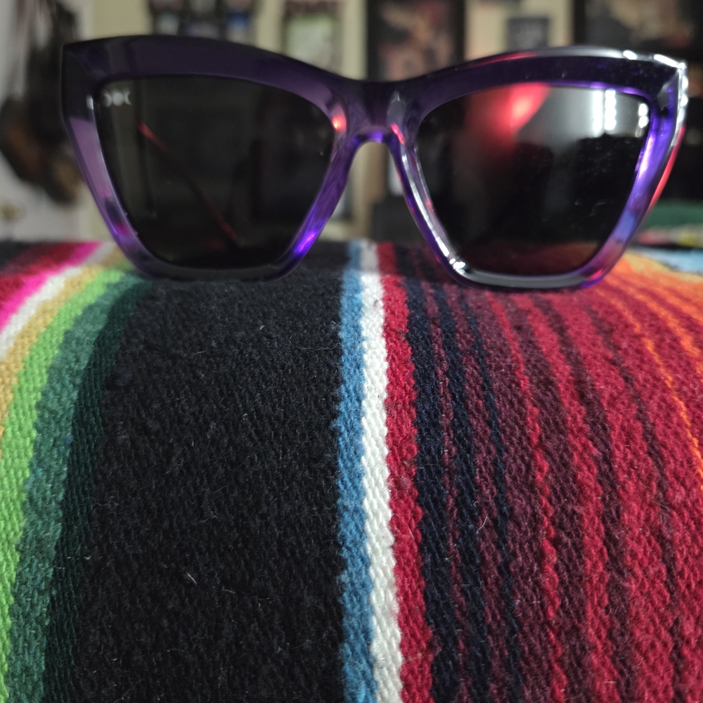 Black and Purple Women's Sunglasses